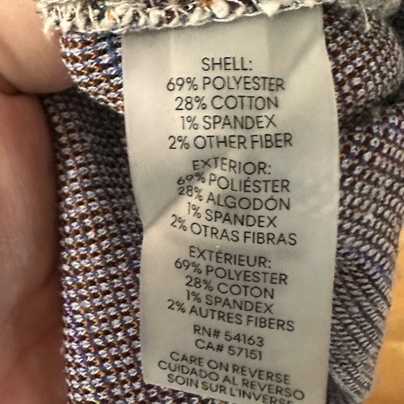 CALVIN KLEIN
Tweed Tie Waist Fit & Flare Midi Dress In Twlight Multi size 10 - Picture 8 of 8